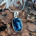 Pietersite Small Rectangular Pendant Necklace