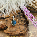 Labradorite Small Tear Drop pendant Necklace