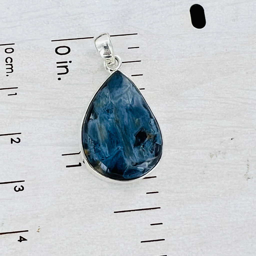 Pietersite Medium Teardrop Pendant Necklace
