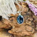 Pietersite small Oval Pendant Necklace