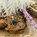 Labradorite Small Oval pendant necklace
