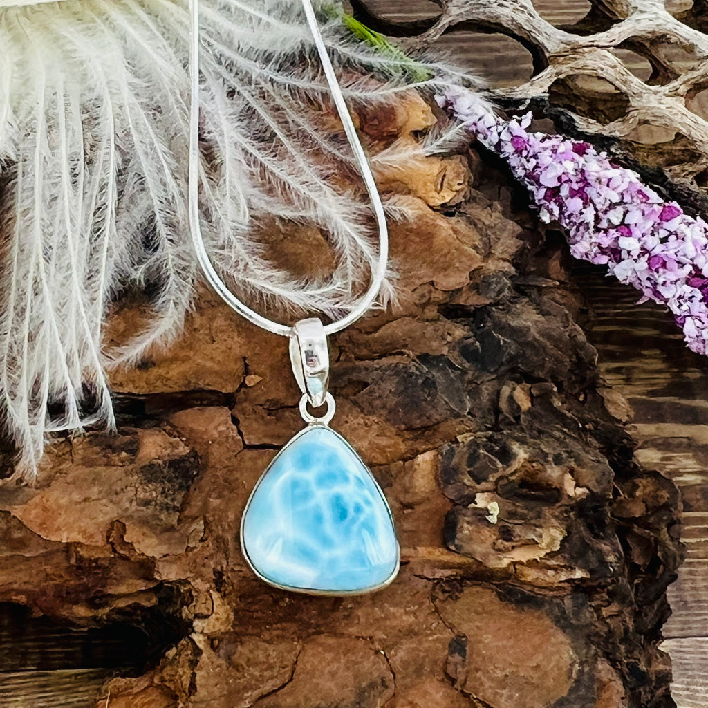 Larimar small Pendant Necklace